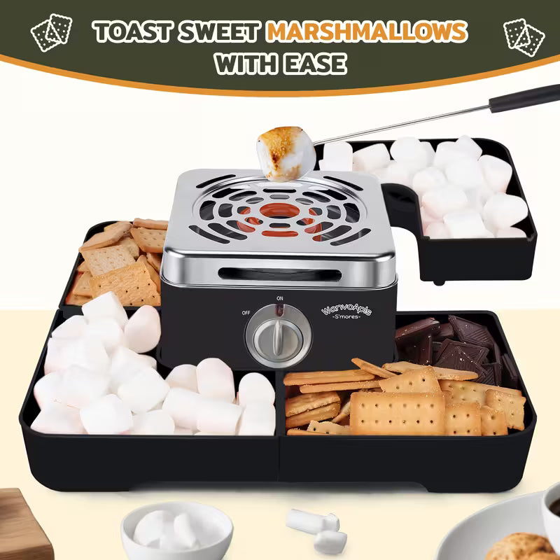 Marshmallow Roaster Table Top with Flamesless Heater